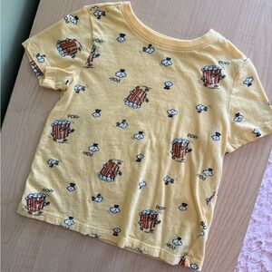 Kids Popcorn Print T-Shirt